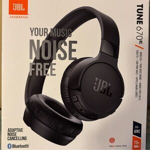 👾JBL Tune 670NC Bluetooth Wireless On-Ear Headphones🎧🏃🚛